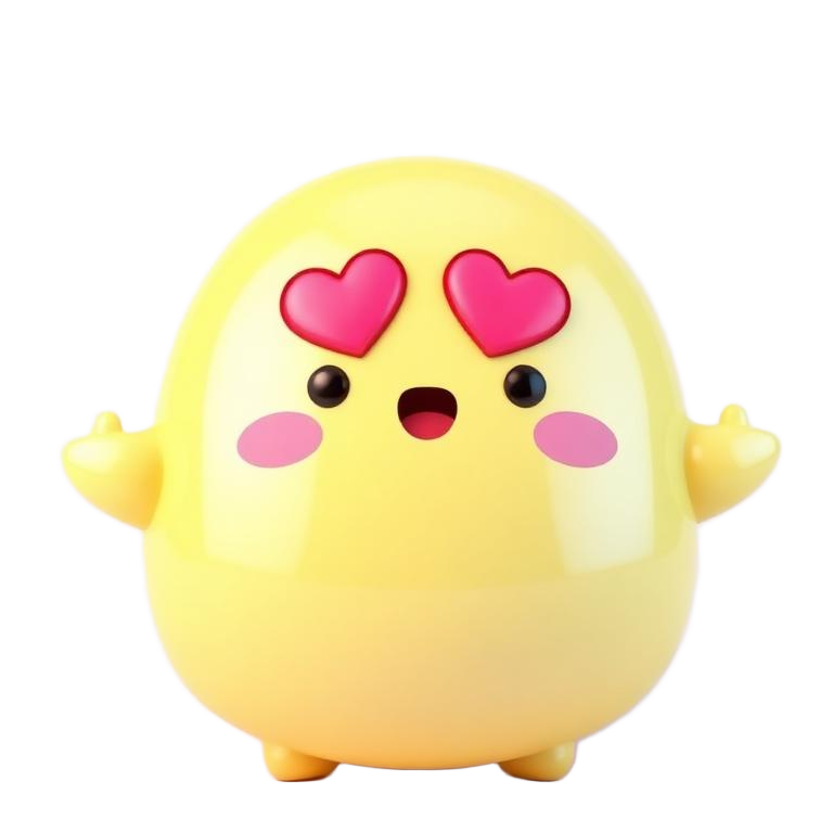 Bullish mood mascot
